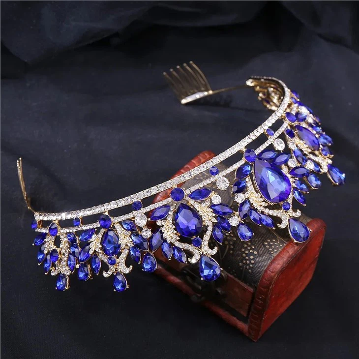 Wholesale Best Selling Bridal Crown Tiara Birthday Girl Princess Pageant Comb Crown Tiara